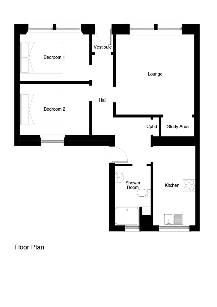 Castlefield floor plan 2023